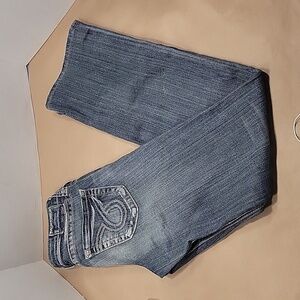 Big Star 'Casey' Jeans, Size 27 XL, Straight Leg, Med Wash, Good Used Condition.